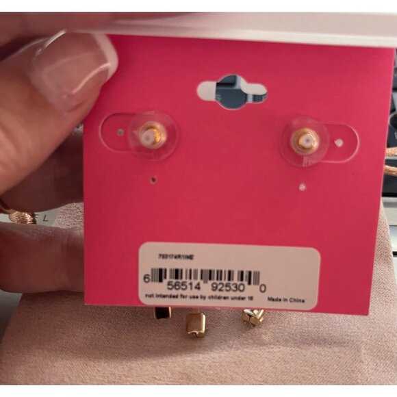 Isaac Mizrahi Pearl and Rhinestone Crystal Drop Dangle Fashion Earrings - Picture 3 of 4